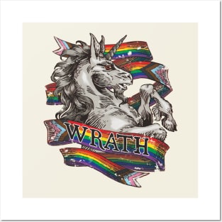 Wrath Unicorn – LGBTQ Pride Flag Posters and Art